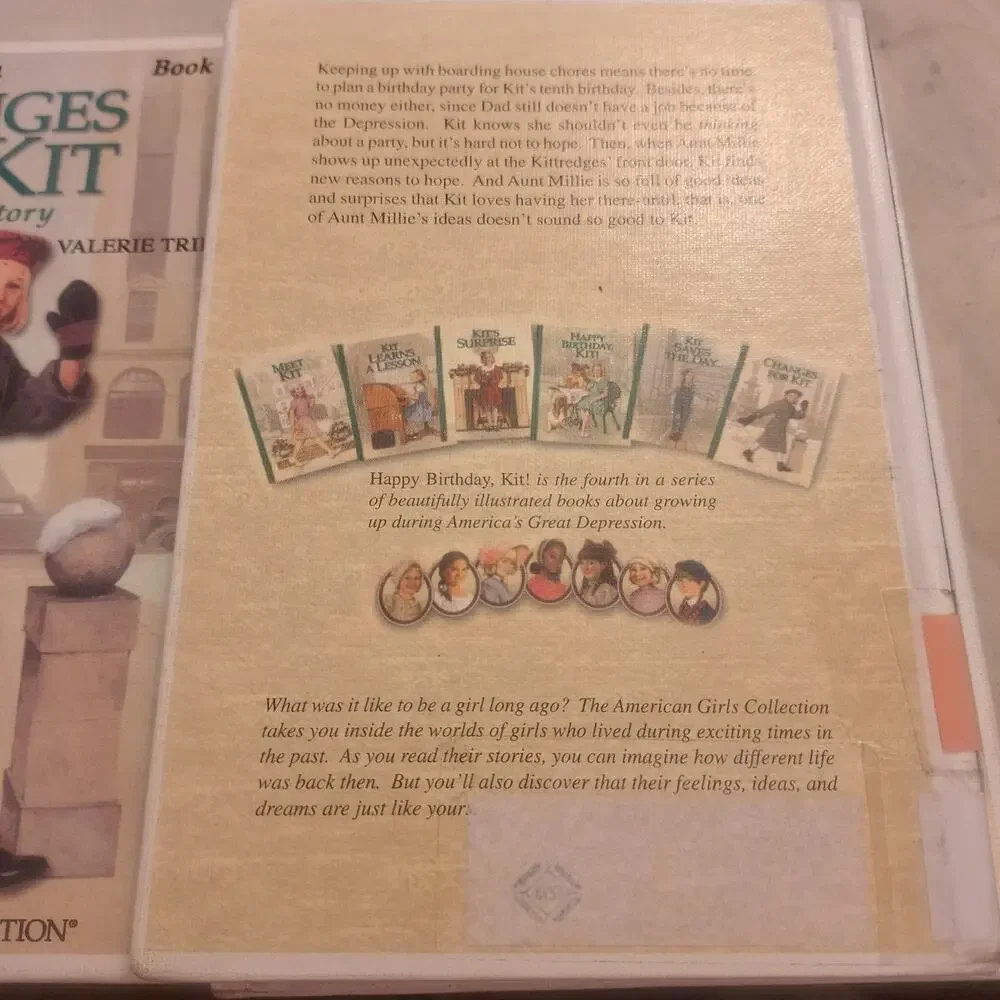 4 5 6 American Girl Kit Happy Birthday Saves The Day And Changes HB Ex-Lib